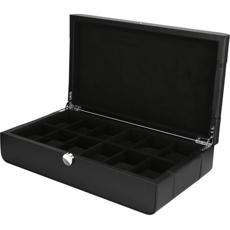 Benson Benson Black Series horloge box zwart voor 12 horloges 615445