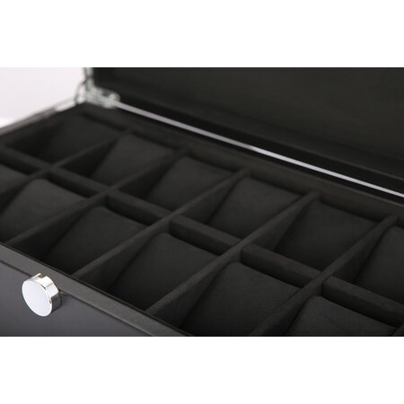 Benson Benson Black Series horloge box zwart voor 12 horloges 615445
