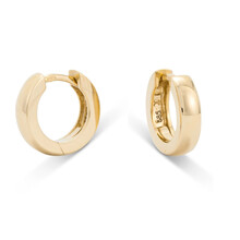 HuisCollectie Monzario Classics Creolen 14k Geelgoud 12.5mm O931 GEEL