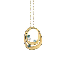 Cammilli Cammilli Collier Dune Color 18k Geelgoud met Toermalijn GPE3385UT02