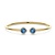 Tirisi Tirisi Milano Sweeties Bangle 18k Geelgoud met London Blue Topaas TB2210LBT