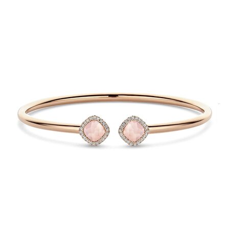 Tirisi Tirisi Milano Sweeties Bangle 18k Roségoud met Rozekwarts TB2210PQP