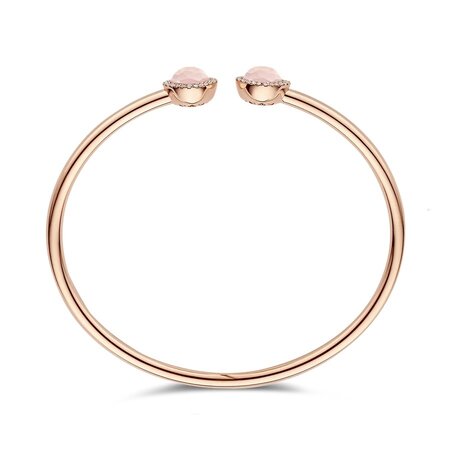 Tirisi Tirisi Milano Sweeties Bangle 18k Roségoud met Rozekwarts TB2210PQP