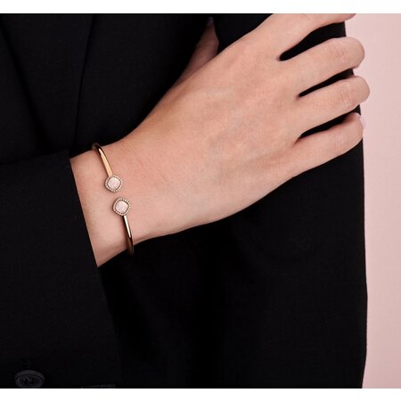 Tirisi Tirisi Milano Sweeties Bangle 18k Roségoud met Rozekwarts TB2210PQP