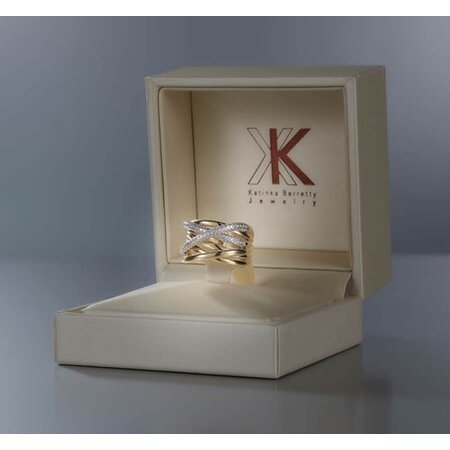 Katinka Berretty Katinka Berretty Ring Diamond Xpression 14k Bicolor met diamant 01RGW002BR