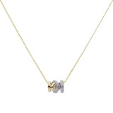 Katinka Berretty Katinka Berretty Collier Diamond Xpression Small 14k Bicolor met diamant 01CGW012BR