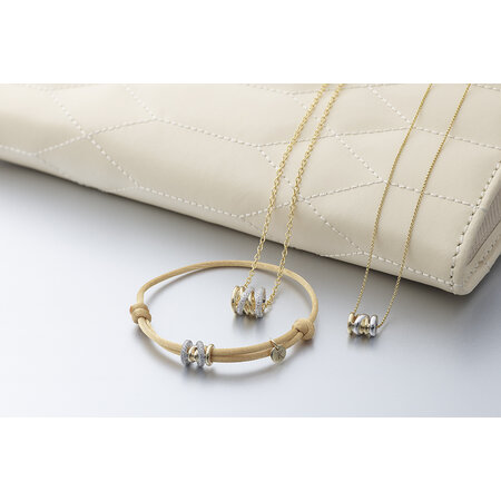 Katinka Berretty Katinka Berretty Collier Diamond Xpression Small 14k Bicolor met diamant 01CGW012BR