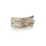 Katinka Berretty Katinka Berretty Ring Just Elegant 14k Bicolor 04RGW050
