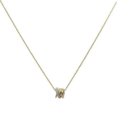Katinka Berretty Katinka Berretty Collier Joy Xpression 14k Geelgoud met diamant 08CGW002BR
