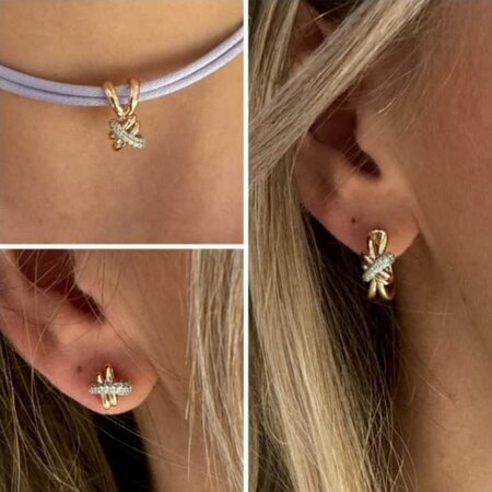 Katinka Berretty Katinka Berretty Hanger Candy Xpression 14k Geelgoud met diamant 09HGW091BR