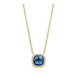 Tirisi Tirisi Milano Mini Sweeties Collier 18k Geelgoud met London Blue Topaas TP9152LBT