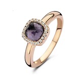 Tirisi Tirisi Milano Mini Sweeties Ring 18k Roségoud met Amethist, Hematiet en diamant TR9624AMHP