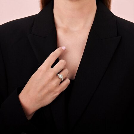 Tirisi Tirisi Milano Mini Sweeties Ring 18k Roségoud met Amethist, Hematiet en diamant TR9624AMHP