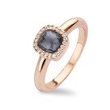Tirisi Tirisi Milano Mini Sweeties Ring 18k Roségoud met Hematiet en diamant TR9624HMP