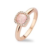 Tirisi Tirisi Milano Mini Sweeties Ring 18k Roségoud met Rozekwarts en diamant TR9624PQP