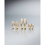 Katinka Berretty Katinka Berretty Creolen Elegant Xpression Small 14k Geelgoud met diamant 06OGW011BR