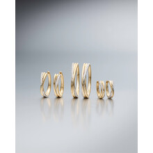 Katinka Berretty Katinka Berretty Creolen Elegant Xpression Small 14k Geelgoud met diamant 06OGW011BR