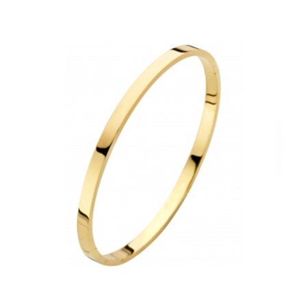 Fjory Fjory Armband 14k geelgoud 4mm vlak 40-A385804