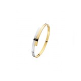 Fjory Fjory Armband 14k bicolor 4mm vlak 41-A376104