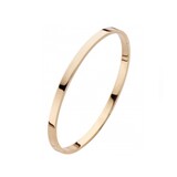 Fjory Fjory Armband 14k roségoud 4mm vlak 62-A386104