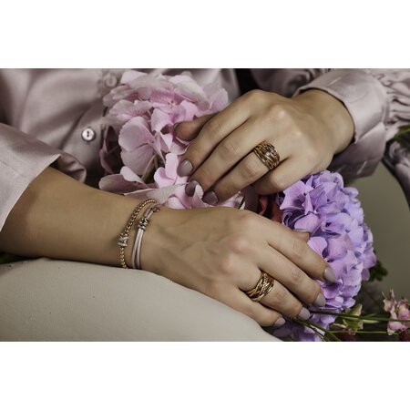 Katinka Berretty Katinka Berretty Armband Diamond Xpression 14k Bicolor met diamant 01ARW102BR