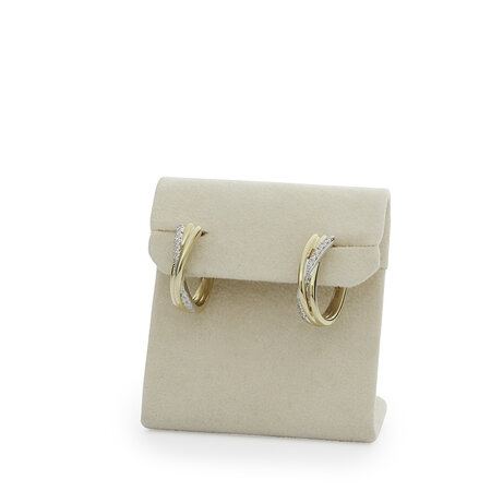 Katinka Berretty Katinka Berretty Creolen Elegant Xpression Small 14k Geelgoud met diamant 06OGW011BR