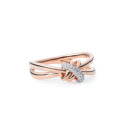 Katinka Berretty Katinka Berretty Ring Candy Xpression 14k Roségoud met diamant 09RRW091BR