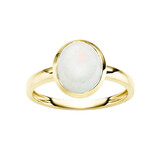 Mrs.Janssen Mrs.Janssen Ring 14k Geelgoud met opaal 615700