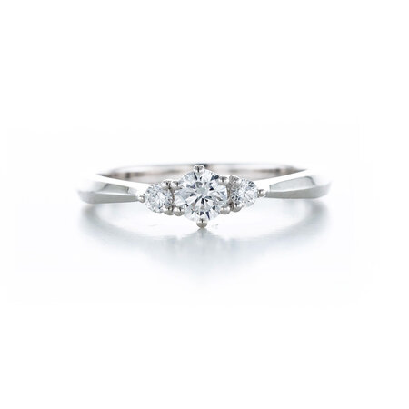 Mrs.Janssen MRS.Janssen Ring 14k Witgoud met diamant 0.32crt G/Si 603655