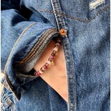 Y&G Y&G Armband 14k geelgoud met Robijn, Rozenkwarts en Theekwarts SP0064