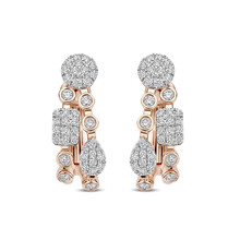 Tirisi Tirisi Venice Creolen 18k Roségoud met diamant TE9346D(2P)