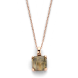 Jarrèl Jarrèl Collier Lucca 14k Roségoud met Rutielkwarts en Parelmoer 4R.7313.1G2.RUC