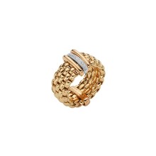 Fope FOPE Ring Flex-It Panorama 18k Geelgoud met diamant 58704AX_BB_G_GBG_00L