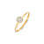 Blush Blush Ring 14k geelgoud met zirkonia 1277YZI