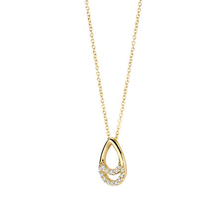 Blush Blush Collier 14k geelgoud met zirkonia 3195YZI