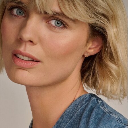 Blush Blush Oorstekers 14k geelgoud met zirkonia 7378YZI