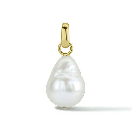 HuisCollectie HuisCollectie Hanger 14k geelgoud met Zoetwater Parel 616055