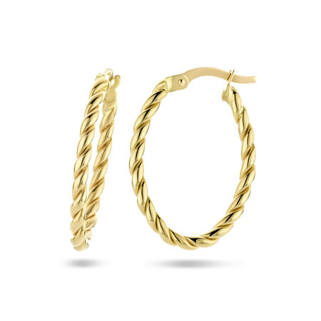 Mrs.Janssen Mrs. Janssen Creolen 14k geelgoud 616064