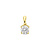 HuisCollectie HuisCollectie Hanger 14k geelgoud met 0.50ct. Lab grown diamant 616066