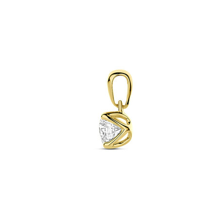 HuisCollectie HuisCollectie Hanger 14k geelgoud met 0.50ct. Lab grown diamant 616066