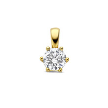 HuisCollectie HuisCollectie Hanger 14k geelgoud met 1.00ct. Lab grown diamant 616068