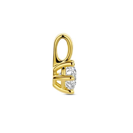 HuisCollectie HuisCollectie Hanger 14k geelgoud met 1.00ct. Lab grown diamant 616068