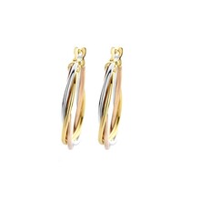Mrs.Janssen Mrs. Janssen Creolen 14k tricolor 616062