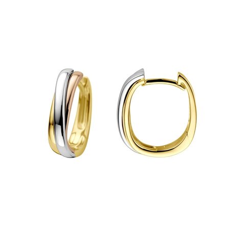 HuisCollectie HuisCollectie Creolen 14k Tricolor 616065