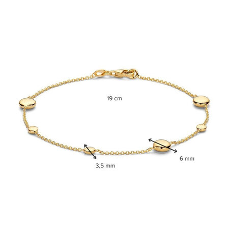 Mrs.Janssen Mrs. Janssen Armband 14k geelgoud 616043