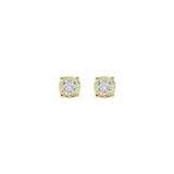 Blush Blush Diamonds Oorstekers 14k geelgoud met diamant 7639YDI