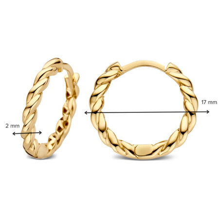 Mrs.Janssen Mrs. Janssen Creolen 14k geelgoud 616110