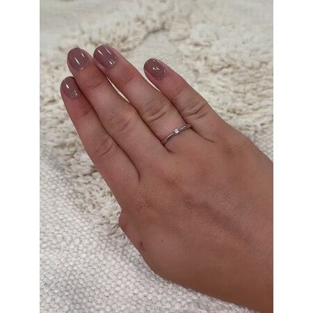 HuisCollectie HuisCollectie Ring 14k witgoud met diamant 603259