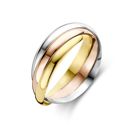 HuisCollectie HuisCollectie Ring 14k Tricolor 616125