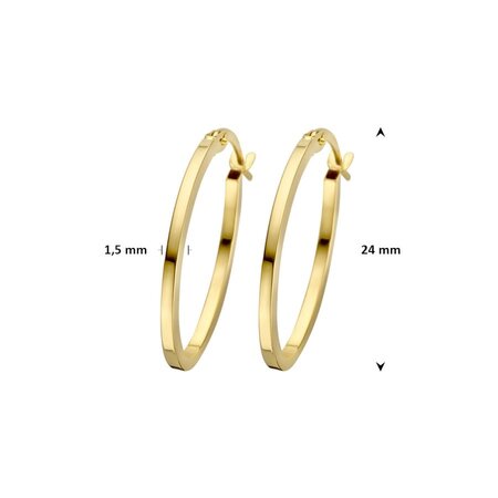 HuisCollectie HuisCollectie Creolen 14k geelgoud 613093